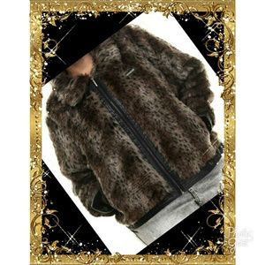ROCAWEAR FAUX FUR JACKET